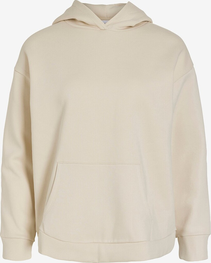 Hettegenser viHuris L/s Loose Sweat Hoodie/pb - Beige