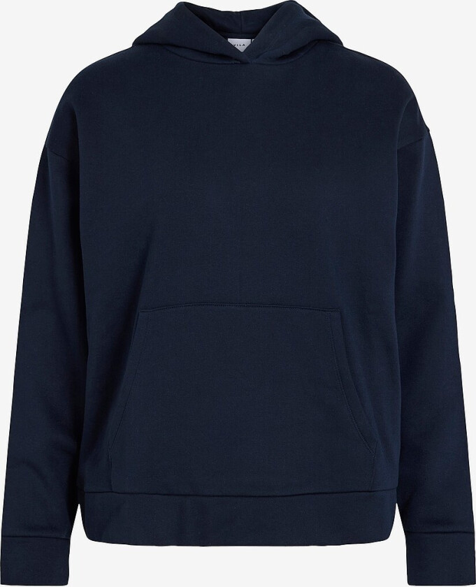 Hettegenser viHuris L/s Loose Sweat Hoodie/pb - Blå