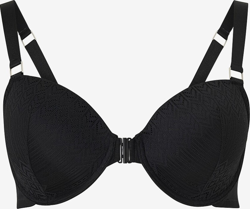 Spile-BH Lellen Front Open Cup Bra - Svart