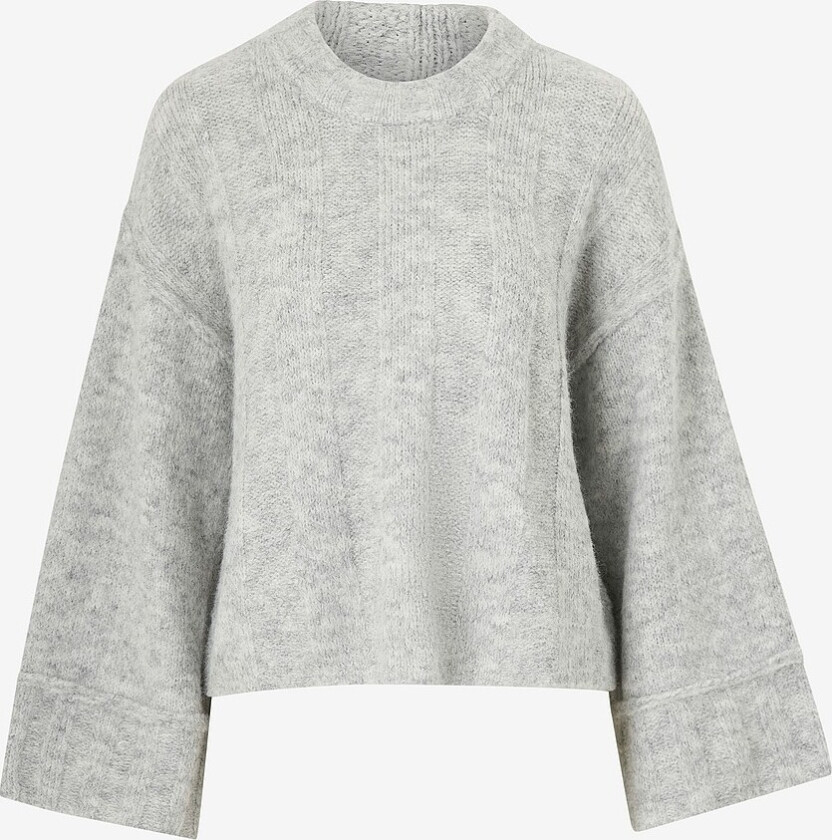 Genser kbRoma Lara Wide Knit - Grå