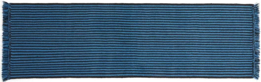 Bilde av Stripes and Stripes gulvteppe 60x200 cm Blue