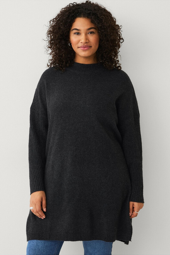 Pullover cAvista, L/s, Long Pullover - Grå