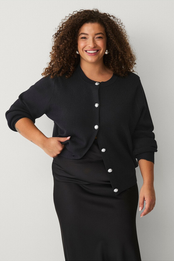 Kardigan mEvelyn L/S Cardigan - Svart