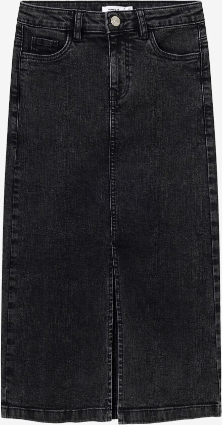 Denim skjørt nkfKylie Maxi Dnm Skirt - Grå