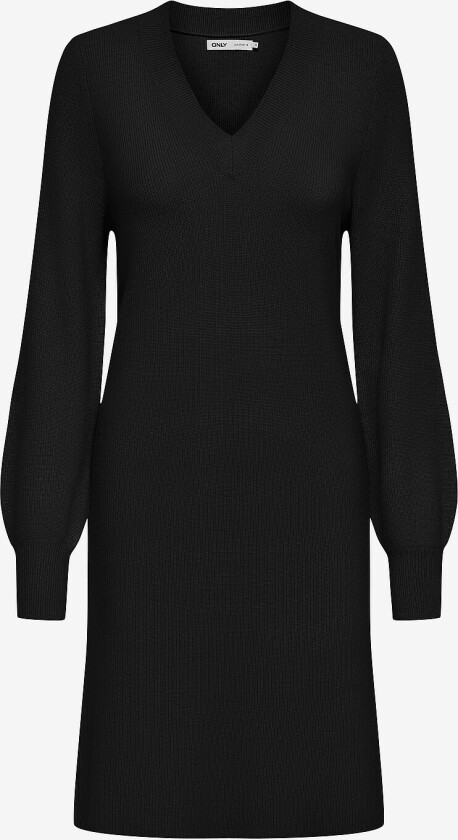 Kjole onlKatia LS V-neck Dress - Svart