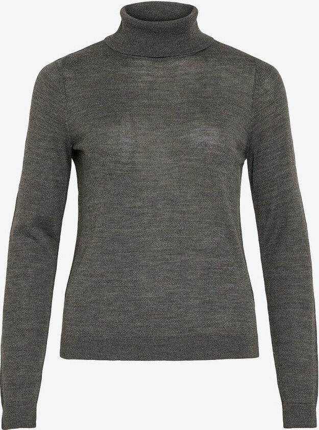 Genser viMerina L/S Rollneck Knit Pullover - Grå