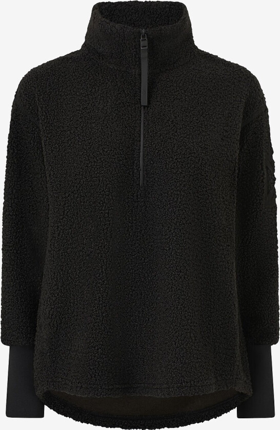Teddytrøye Monia Wns Half Zip - Svart