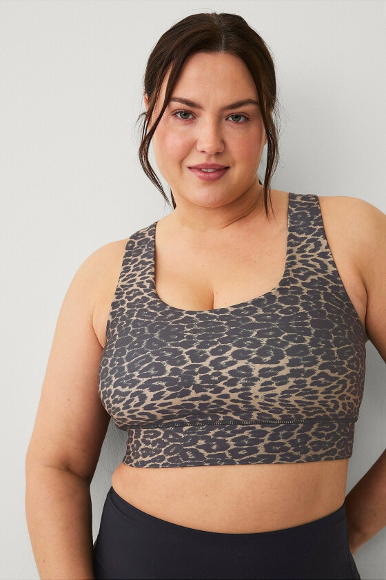 Sports-BH aJoy Racerback Sports Bra - Brun