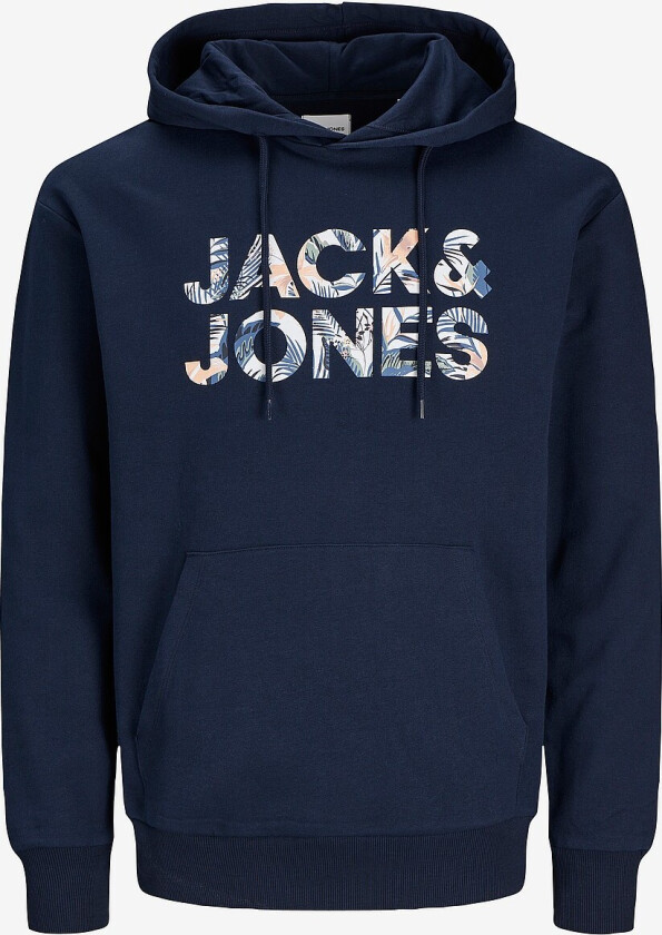 Hettegenser jjeBryan Corp Logo Sweat Hood - Blå