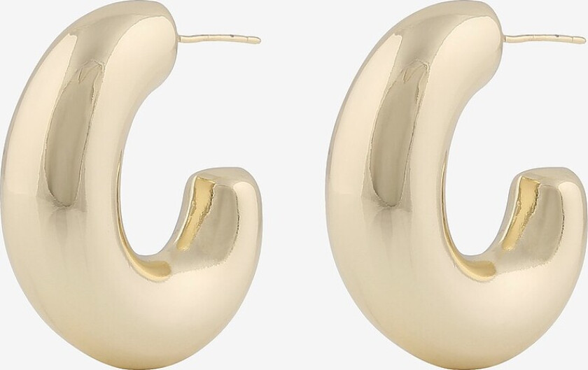Øredobber Millie Oval Ear - Gull