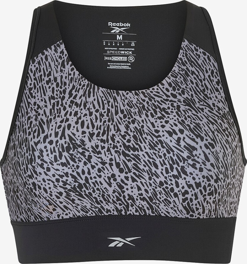 Sports-BH Running Aop Bra - Svart