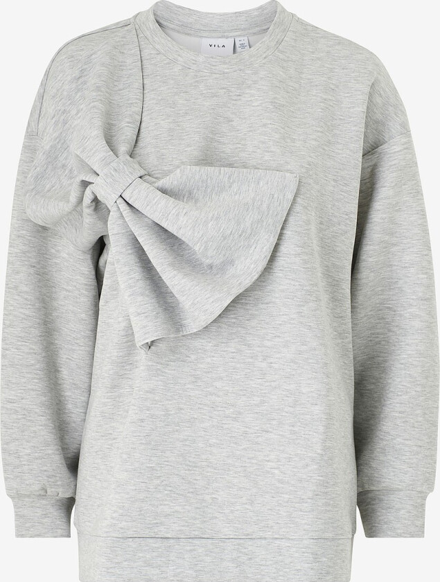Collegegenser viSif Oversized Bow Sweat /ln - Grå