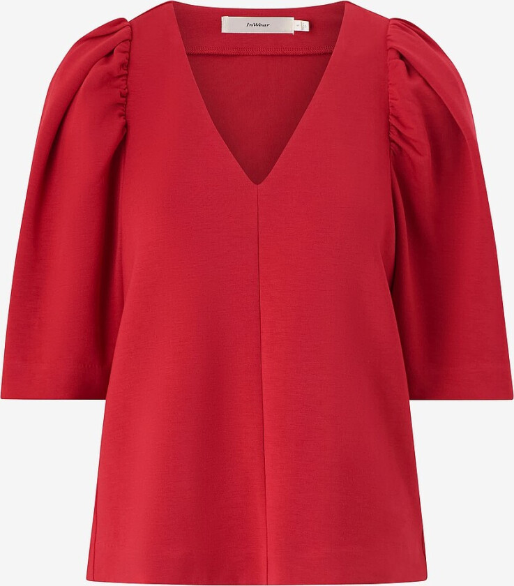 Topp BecentIW Blouse - Rød
