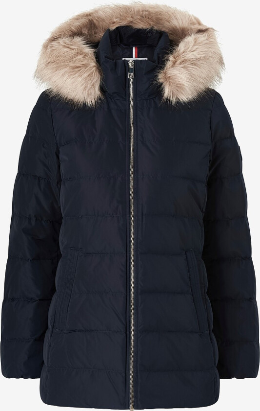 Dun jakke Heritage Down Tyra Jkt With Fur - Blå