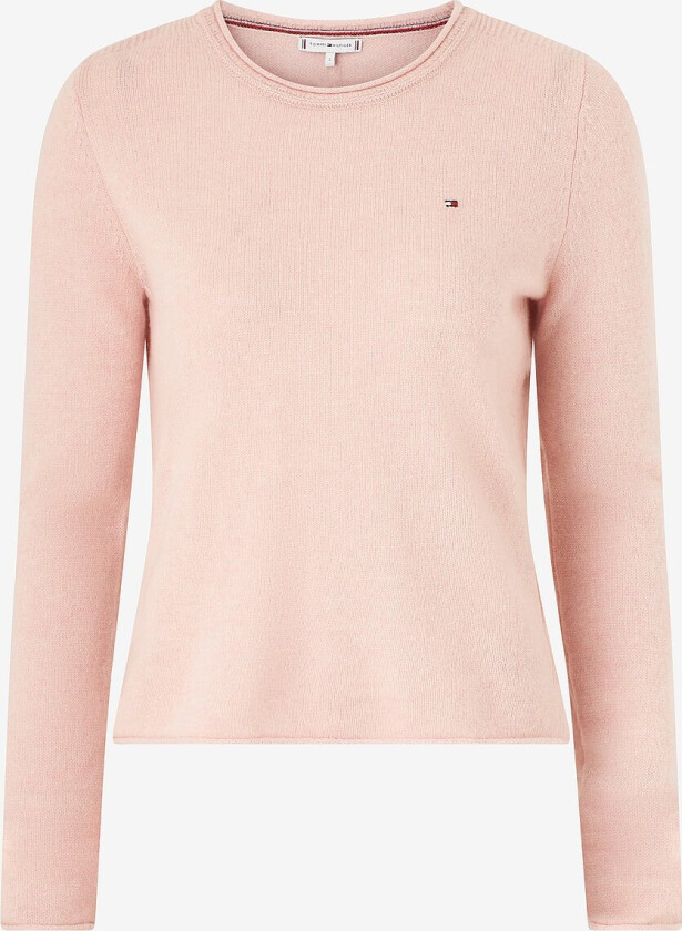 Ulltrøye Soft Wool C-nk Sweater - Rosa