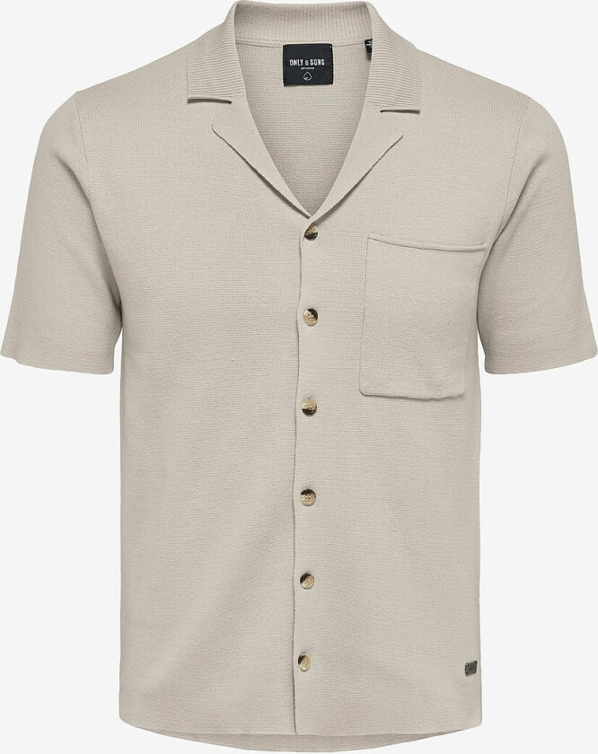 Kardigan onsLuke Life 12 Resort Collar Knit - Grå