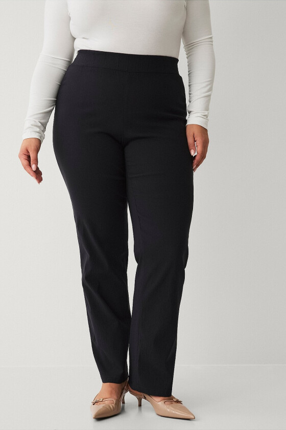 Bukser jEva Long Elastic Pants - Svart