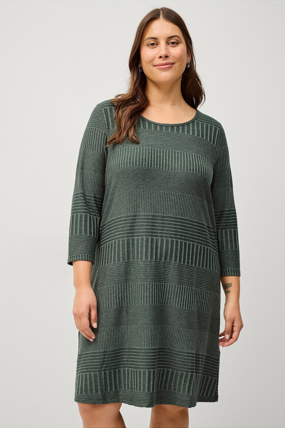 Kjole vMari 3/4 Abk Dress - Grønn