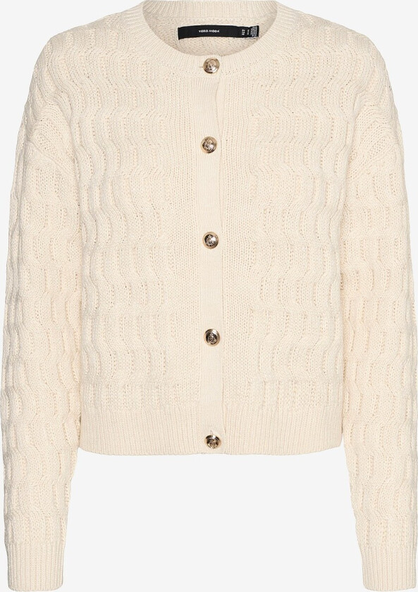 Kardigan vmMaisie LS O-neck - Beige