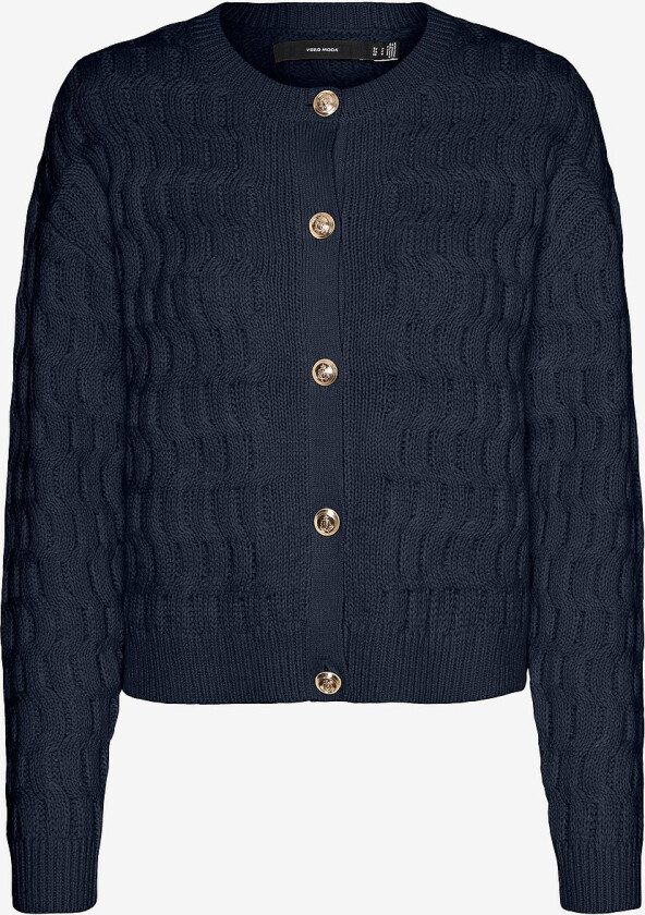 Kardigan vmMaisie LS O-neck - Blå