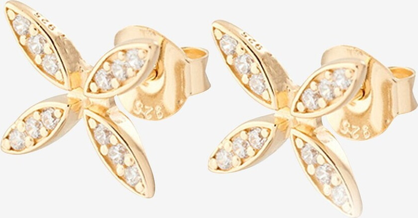 Øredobber Sparkling Ellipse Mini - Gull