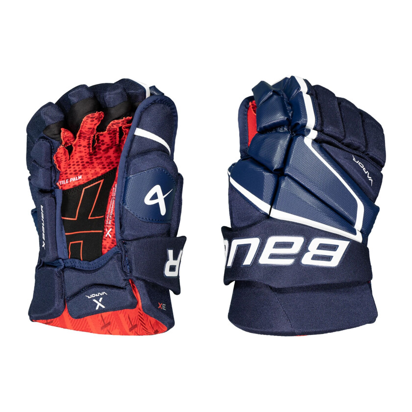 bauer S22 Vapor 3X Glove - Sr 23/24, hockeyhanske senior Navyblue