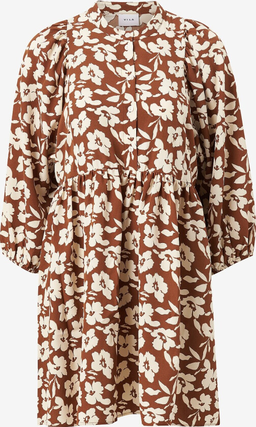 Kjole viHena 3/4 Dress - Natur