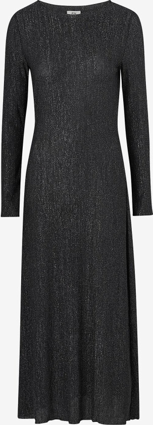 Maxikjole jdyAmalfi L/S Pleat Dress Jrs Exp - Svart