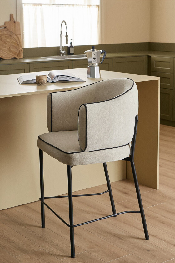 Barstol Korsina setehøyde 65 cm - Beige