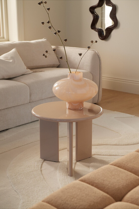 Salongbord Alinda Ø 50 cm - Beige