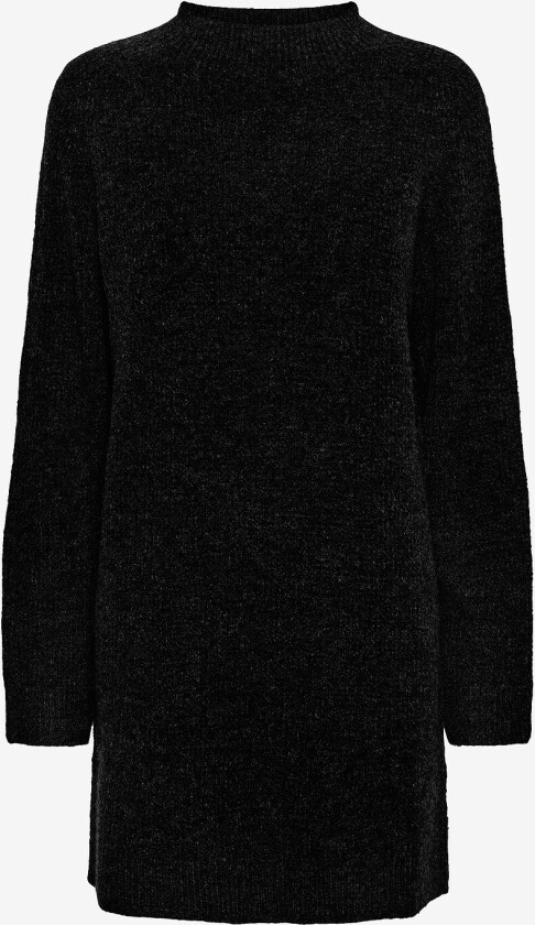 Kjole pcNemesio LS Mock Neck Knit Dress B - Svart