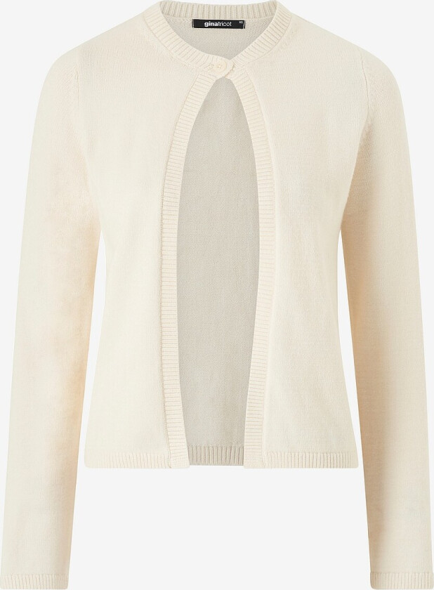 Kardigan One Button Knit Cardigan - Beige
