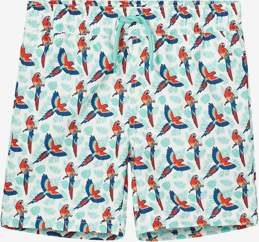 Badebukse nkmZaddi Swim Shorts Box - Hvit