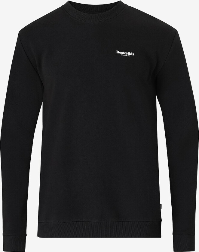 Collegegenser Regular Crewneck - Svart