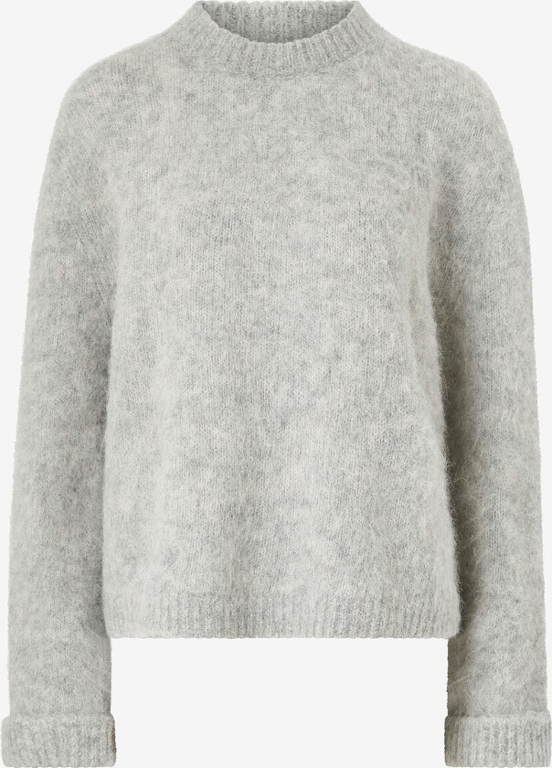 Genser Alpaca Wide Sleeve Sweater - Grå