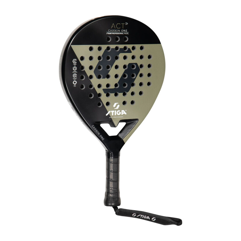 Stiga Padel Racket ACT, padelracket unisex Black/olive Green