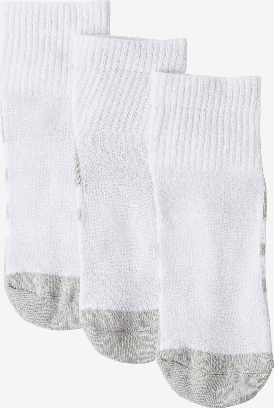 Sokker Ess CC Qrt 3-pakning - Hvit