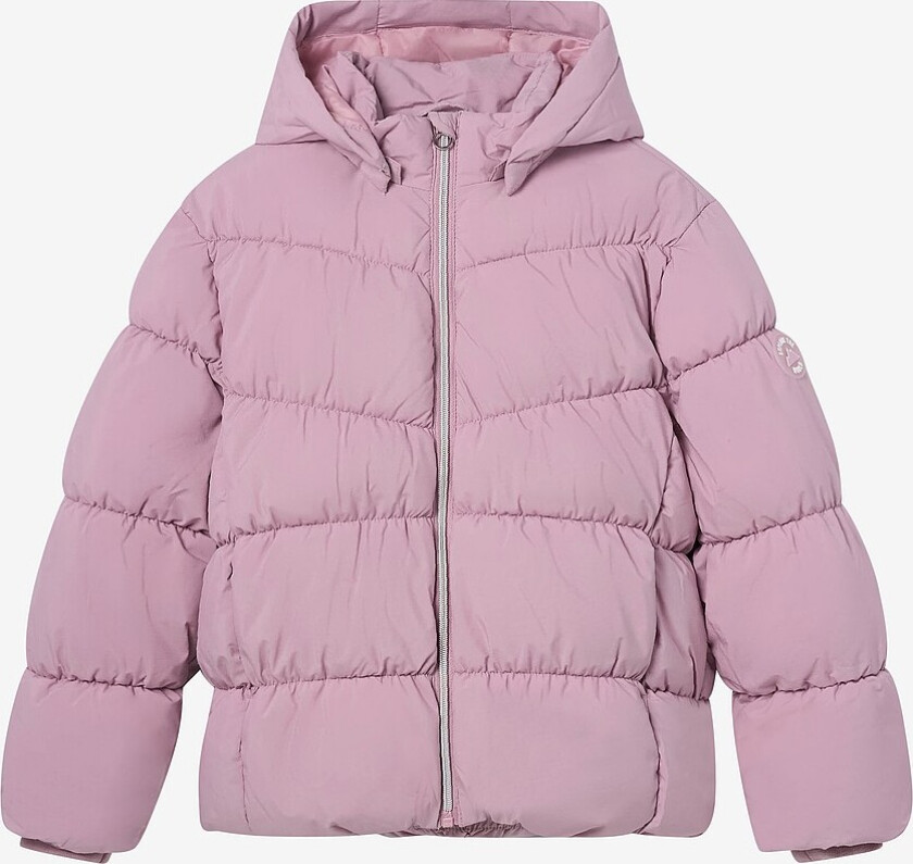 Jakke nkfMorning Puffer Jacket Short TB - Rosa
