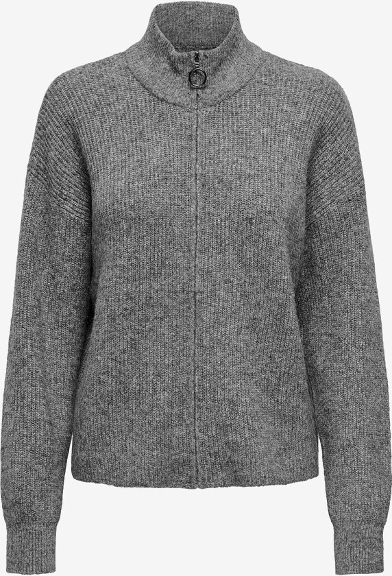 Kardigan onlTokyo L/S Zip Cardigan - Grå