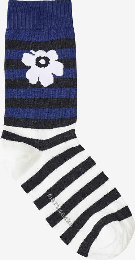 Kasvaa Tasaraita Unikko Two - Blå