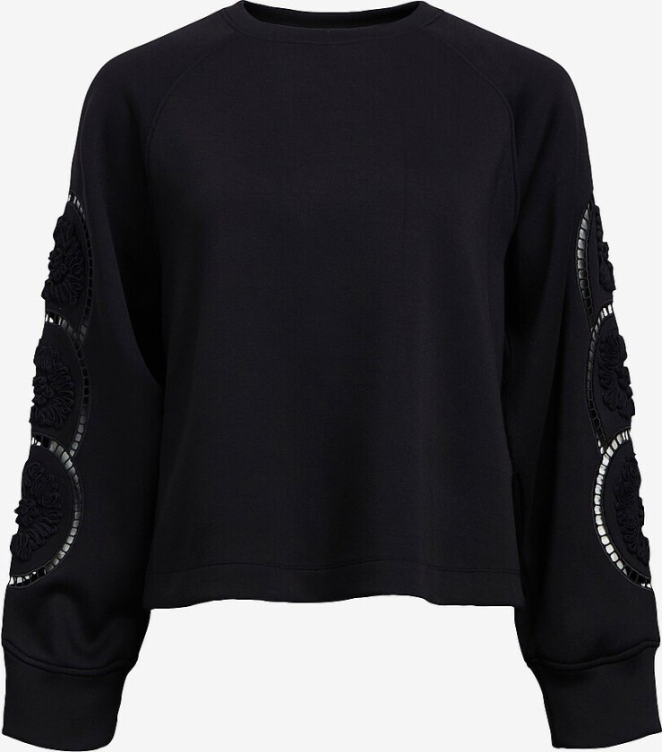 Collegegenser objDorina LO L/S Sweat Top 134 - Svart
