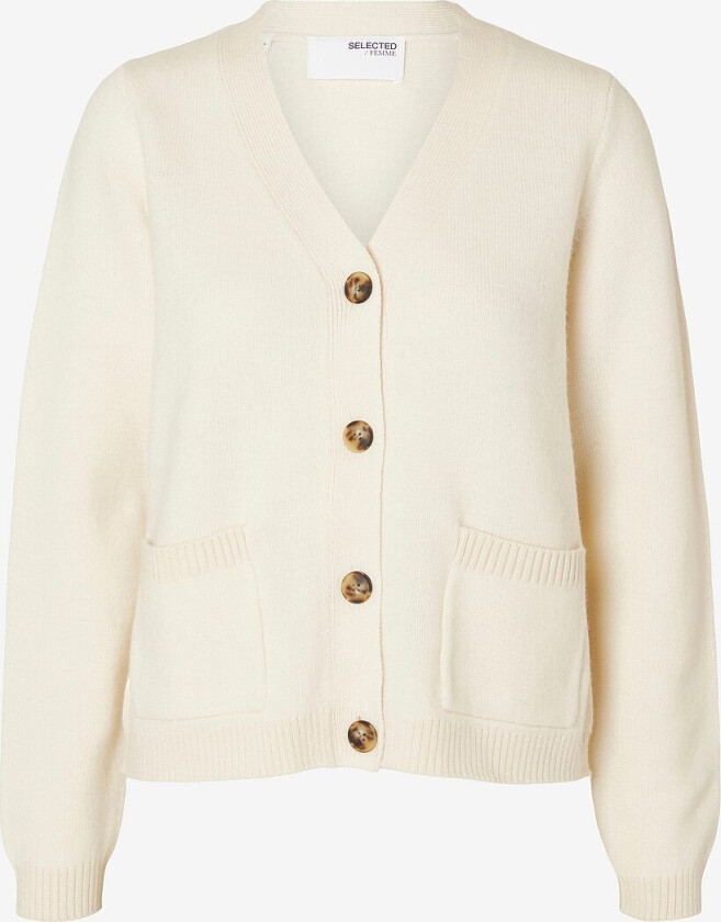Kardigan slfAna LS Knit Cardigan - Beige