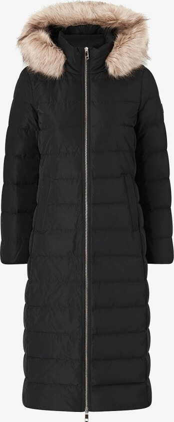 Dunfrakk Heritage Down Tyra Maxi With Fur - Svart