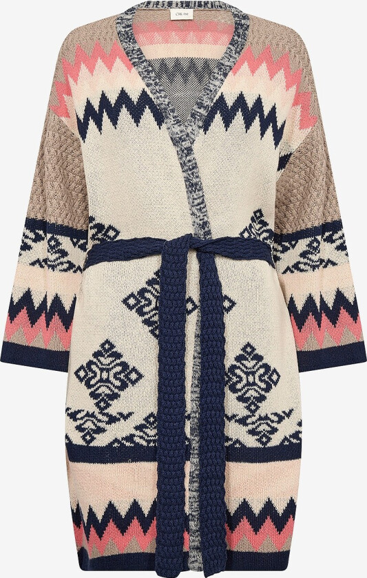 Kardigan crCulio Ethnic Knit WO - Beige