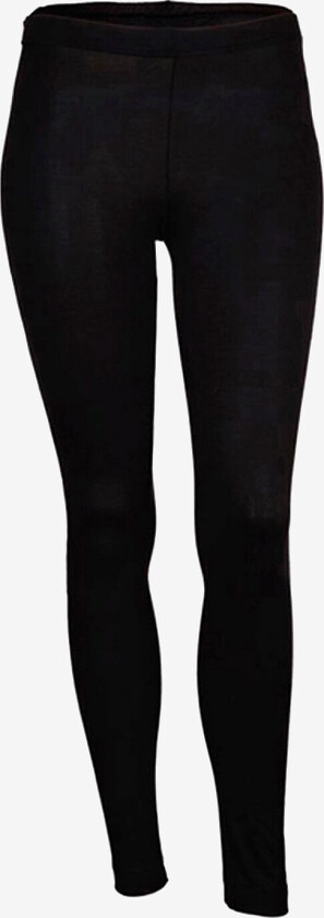 Leggings i ull og silke - Svart