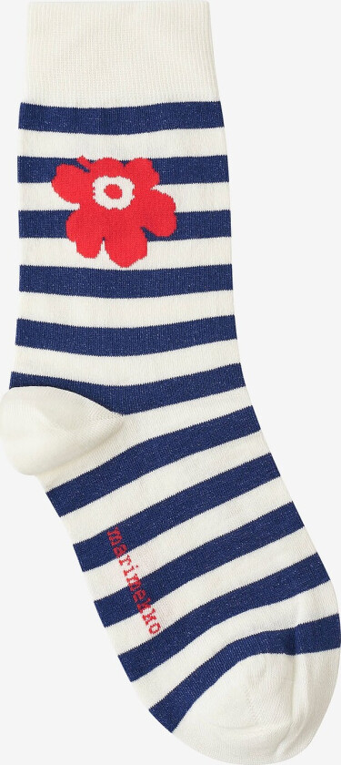 Sokker Kasvaa Tasaraita Unikko One - Blå