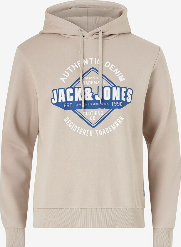 Hettegenser jjeLogo Sweat Hood 2 Col - Beige