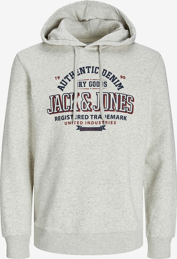 Hettegenser jjeLogo Sweat Hood 2 Col - Hvit