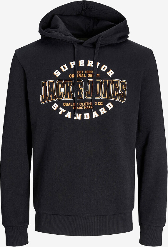 Hettegenser jjeLogo Sweat Hood 2 Col - Svart