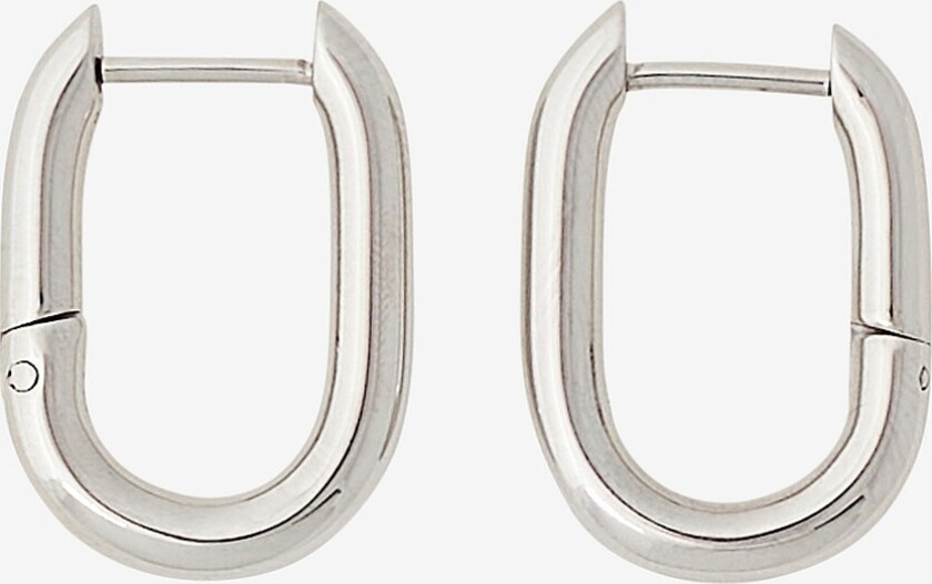 Øredobber Modernist Hoops S - Sølv